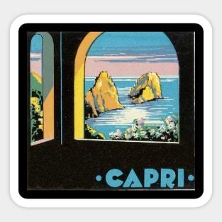Capri Tourism Sticker